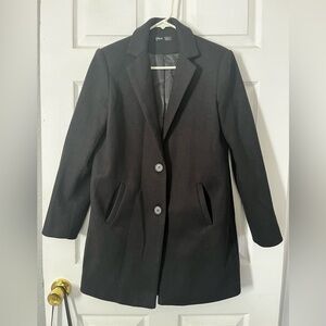 SHEIN Classic Black Coat
